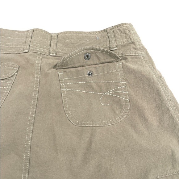 Kuhl Cargo Skirt Drawstring With Pockets Size 4 Tan - Picture 7 of 14